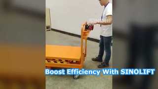 Παρακολουθήστε: SINOLIFT ESF Electric Scissor Lift Table for Material Handling Showcase